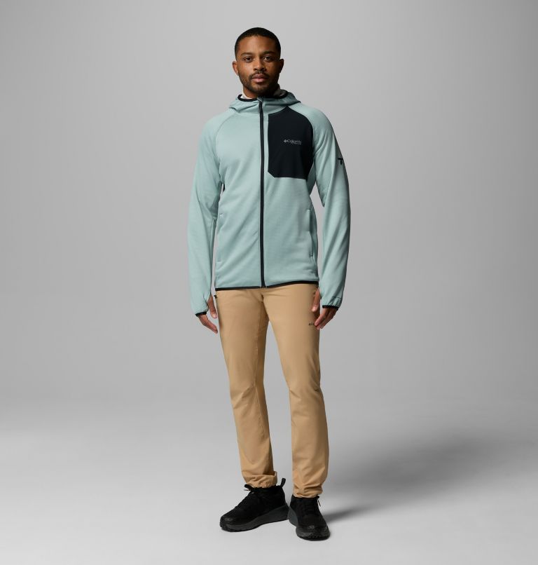 Chaqueta de forro polar con capucha Triple Canyon II para hombre | 461 | S, Color: Crushed Blue, Black, image 2