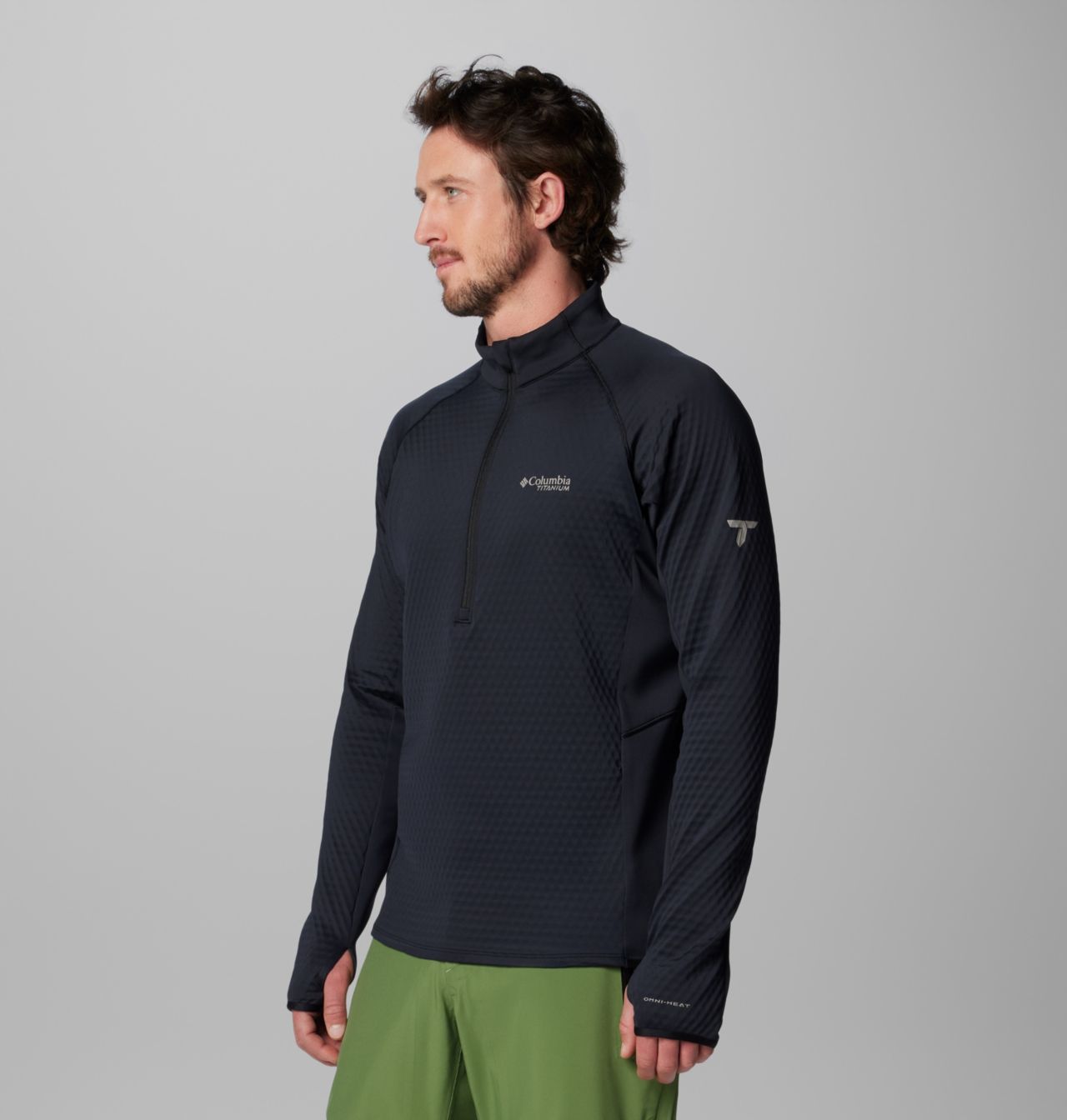 Men's Crystal Leaf™ Omni-Heat™ Helix Half Zip Pullover 4