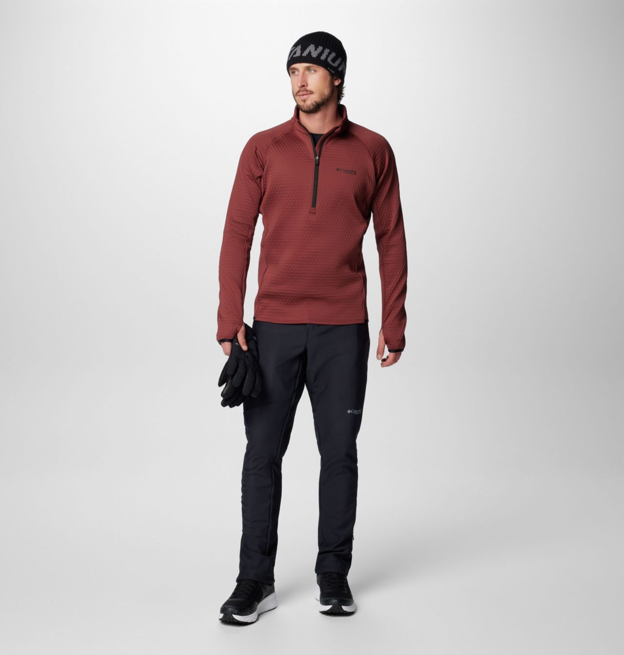 Men's Crystal Leaf™ Omni-Heat™ Helix Half Zip Pullover 3