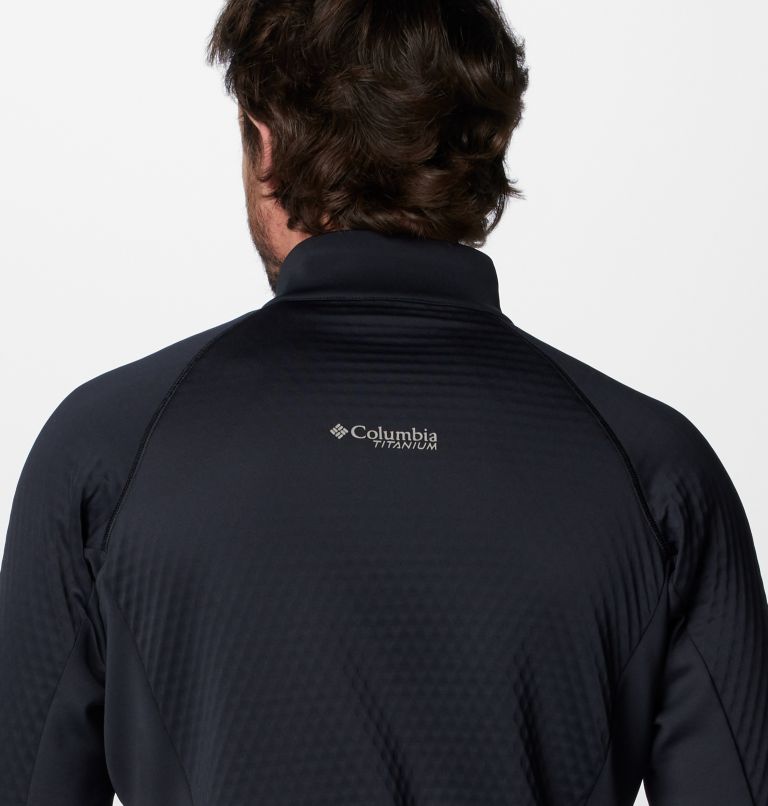 Men s Crystal Leaf Omni Heat Helix Technical Half Zip Fleece