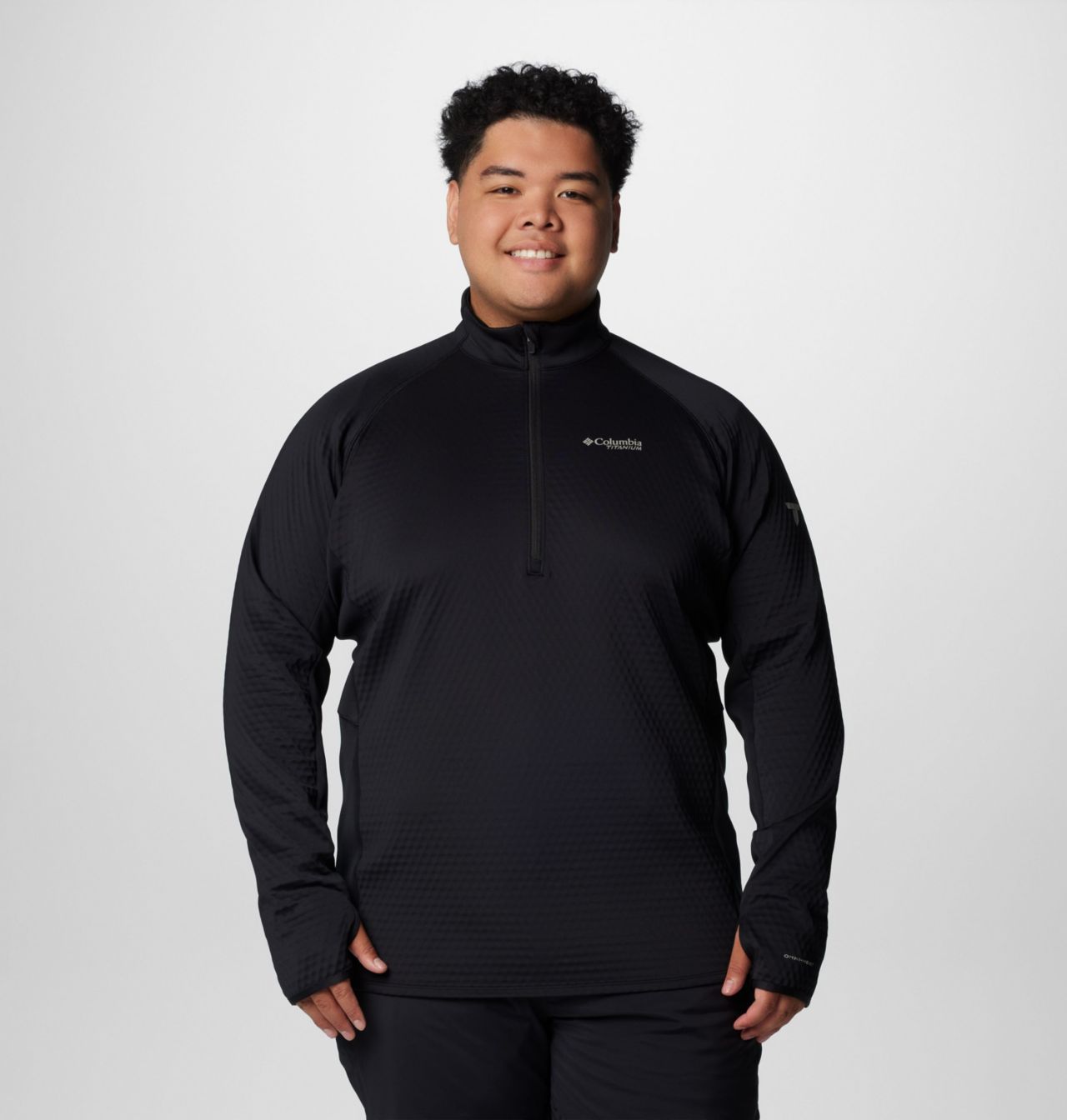 Men's Crystal Leaf™ Omni-Heat™ Helix Half Zip Pullover - Big 1