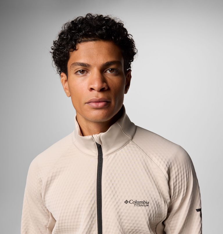 Men's Crystal Leaf Omni-Heat Helix Full Zip Jacket, Color: Dark Stone, Black, image 5