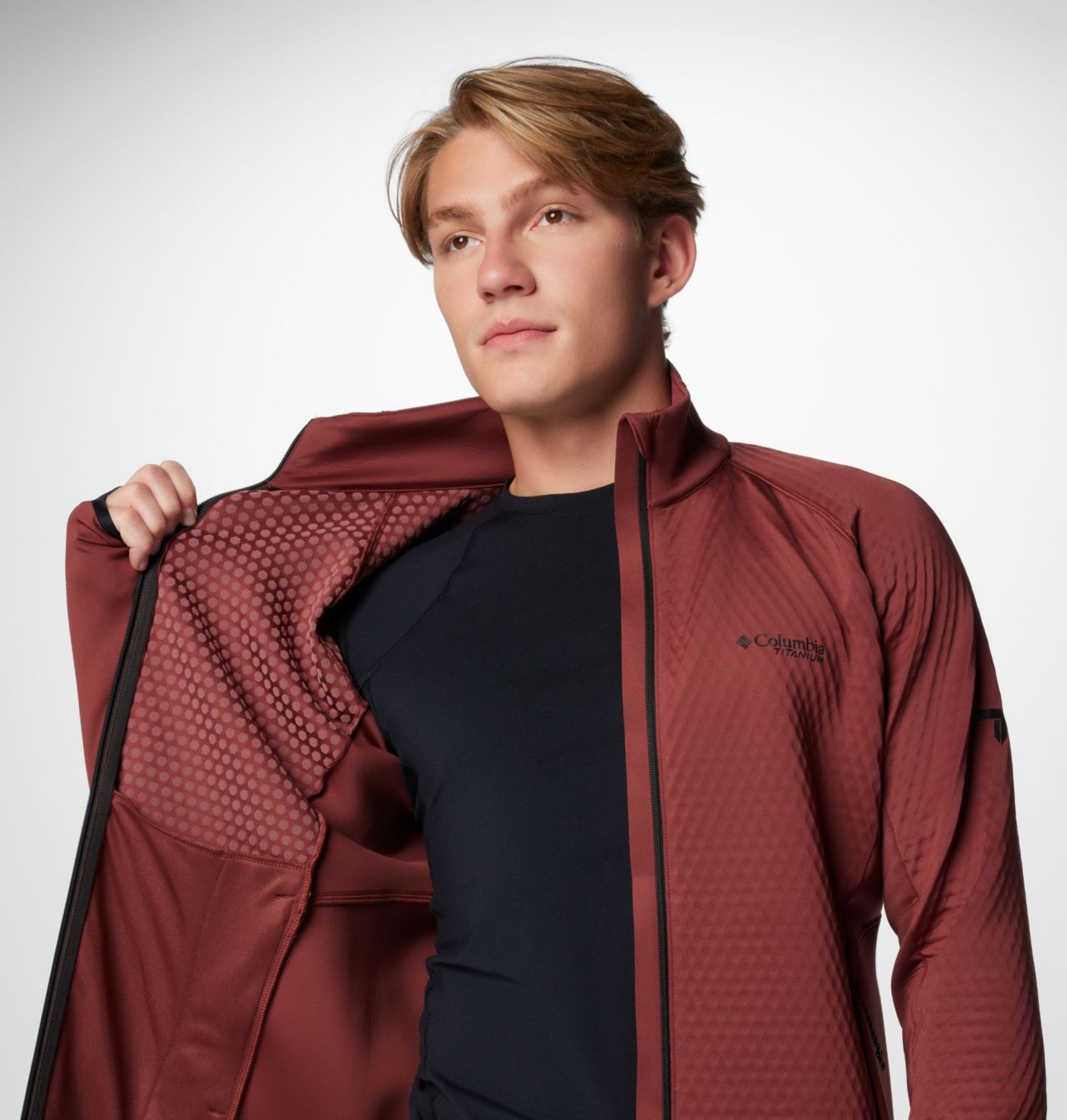 Men's Crystal Leaf™ Omni-Heat™ Helix Full Zip Jacket 6
