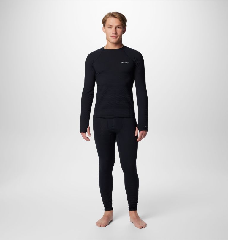 Chemise ras du cou de base Omni-Heat Helix pour hommes, Color: Black, image 3