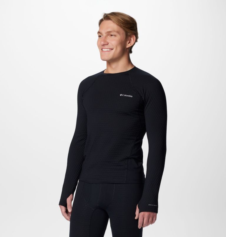 Chemise ras du cou de base Omni-Heat Helix pour hommes, Color: Black, image 4