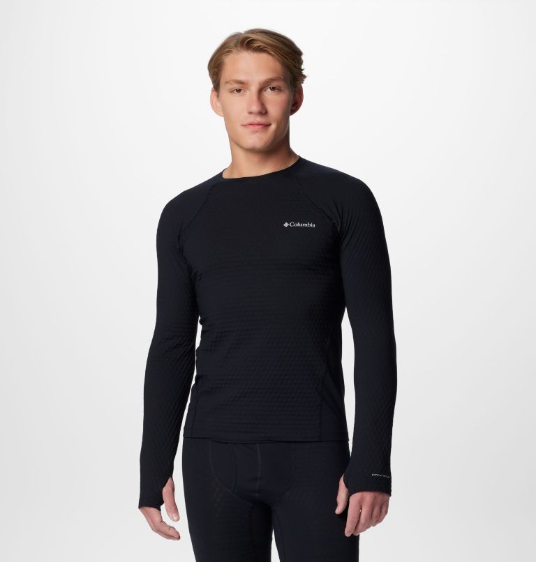 Chemise ras du cou de base Omni-Heat Helix pour hommes, Color: Black, image 1