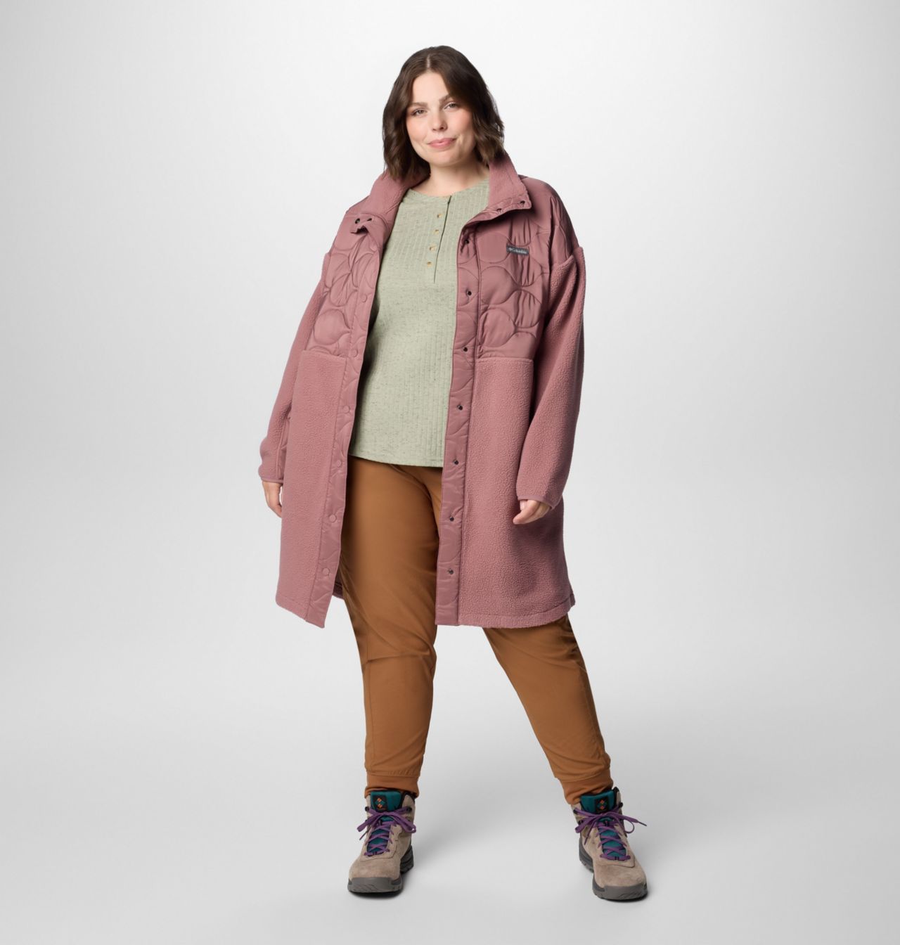 Women's Cloud Point™ Long Fleece Jacket - Plus Size | 609 | 1X 3