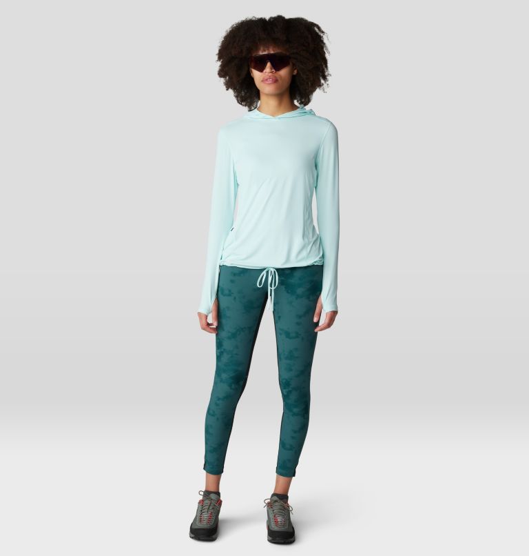 Women's Chockstone Tight, Color: Aqua Green Nebula Print, image 6