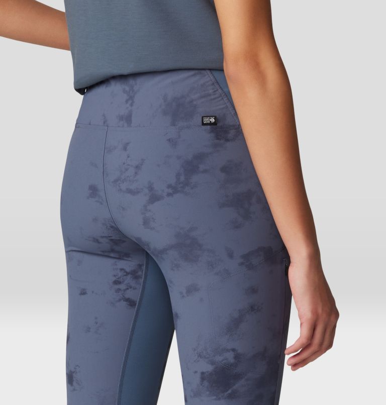 Women's Chockstone Tight, Color: Blue Slate Nebula Print, image 5