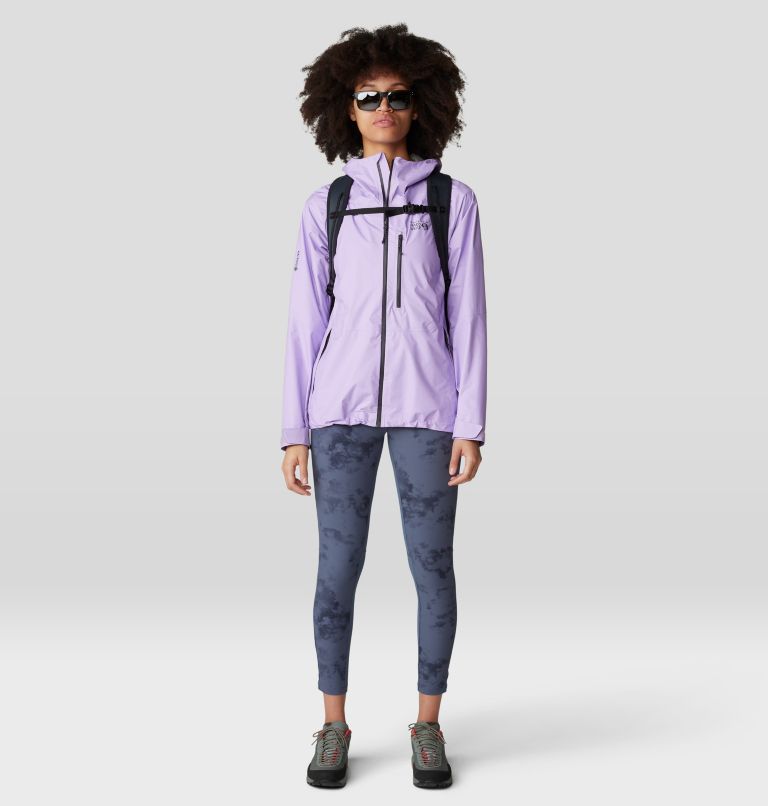 Women's Chockstone Tight, Color: Blue Slate Nebula Print, image 7