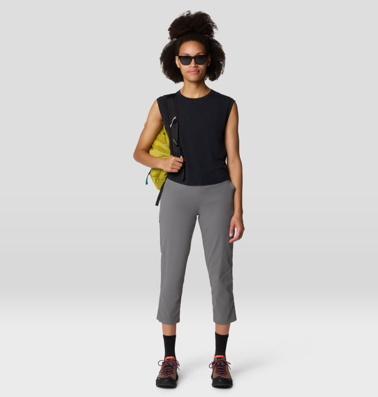 Women's Dynama Crop, Color: Sediment, image 2