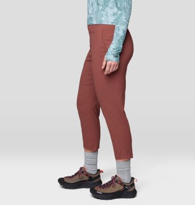Women's Dynama Crop, Color: Bourbon Brown, image 8
