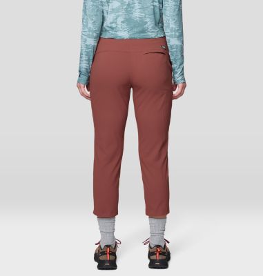 Women's Dynama Crop, Color: Bourbon Brown, image 7