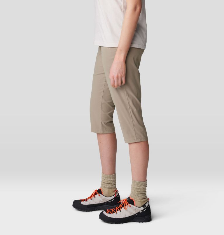 Women's Dynama Capri, Color: Khaki, image 4