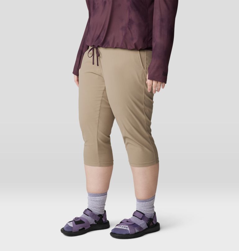 Women's Dynama Capri - Plus Size, Color: Khaki, image 1
