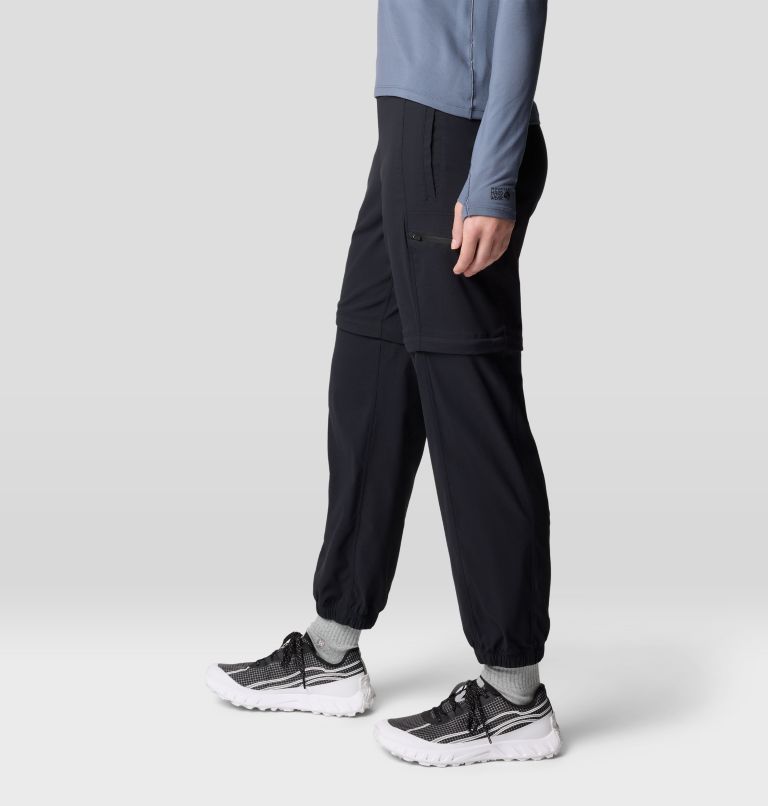 Women's Dynama Convertible Utility Jogger, Color: Black, image 4