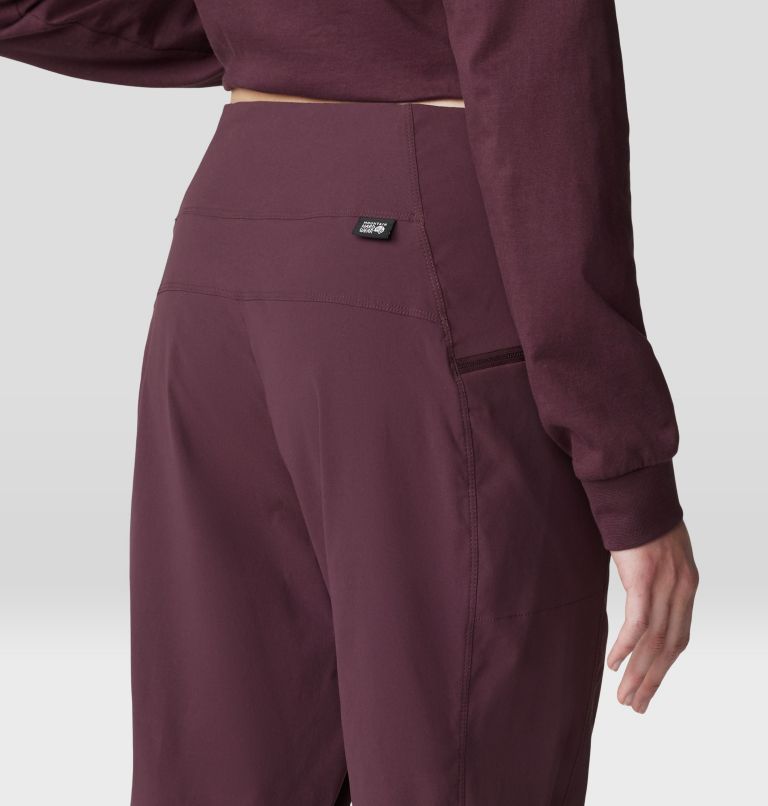 Pantalon taille haute longueur cheville Dynama, Color: Blackberry, image 6