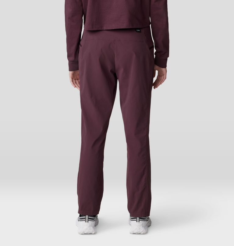 Pantalon taille haute longueur cheville Dynama, Color: Blackberry, image 3