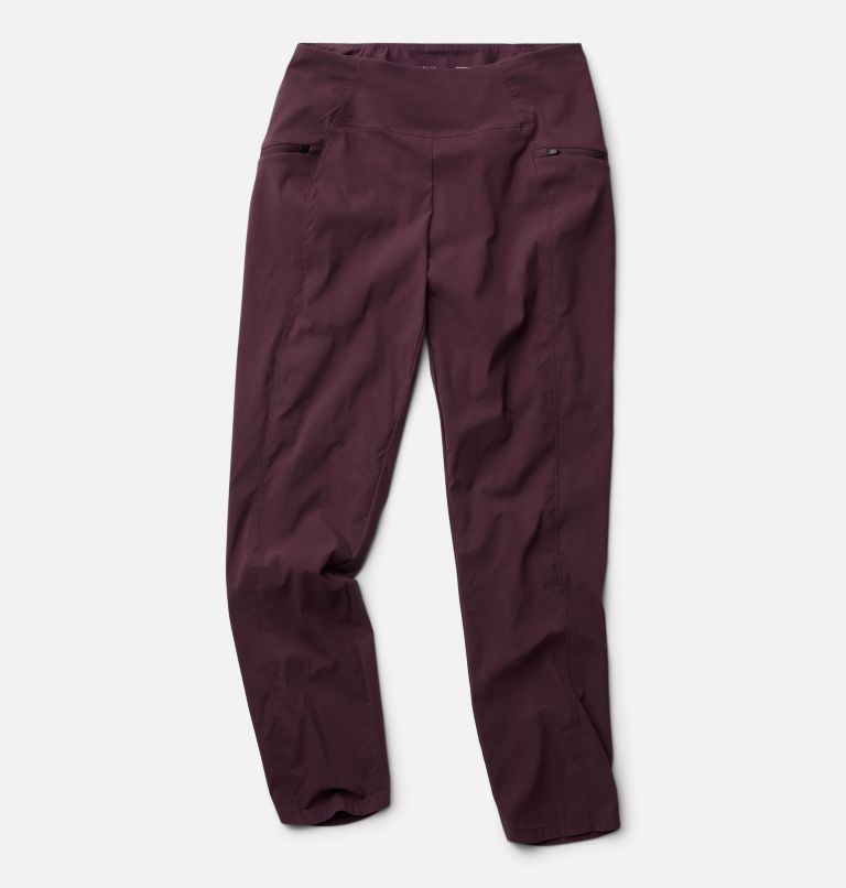 Pantalon taille haute longueur cheville Dynama, Color: Blackberry, image 2