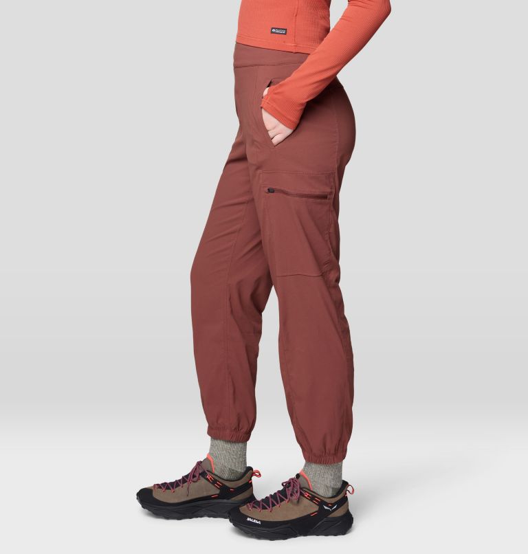 Women's Dynama High Rise Utility Jogger, Color: Bourbon Brown, image 4