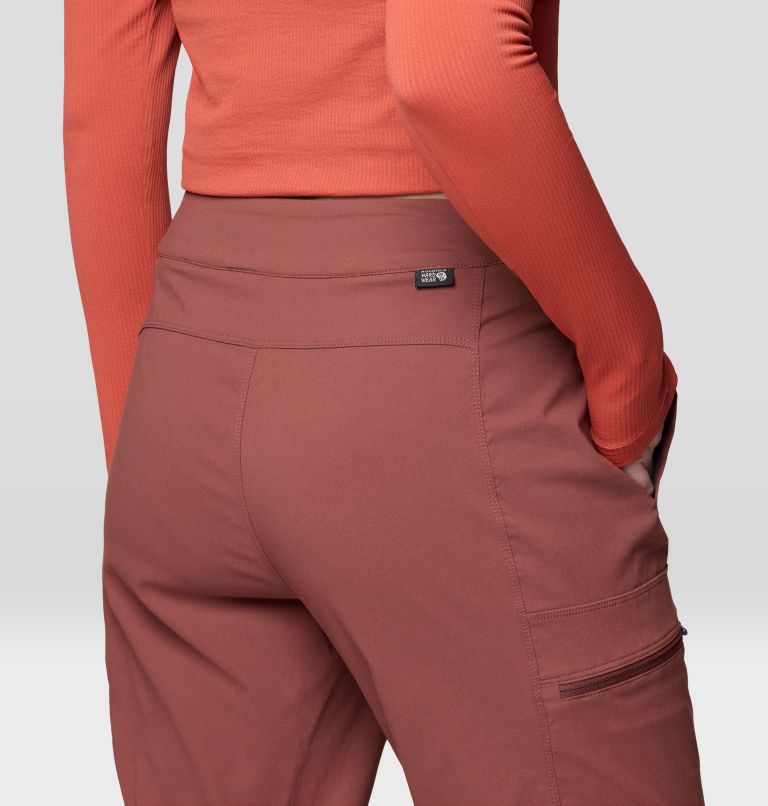 Women's Dynama High Rise Utility Jogger, Color: Bourbon Brown, image 6