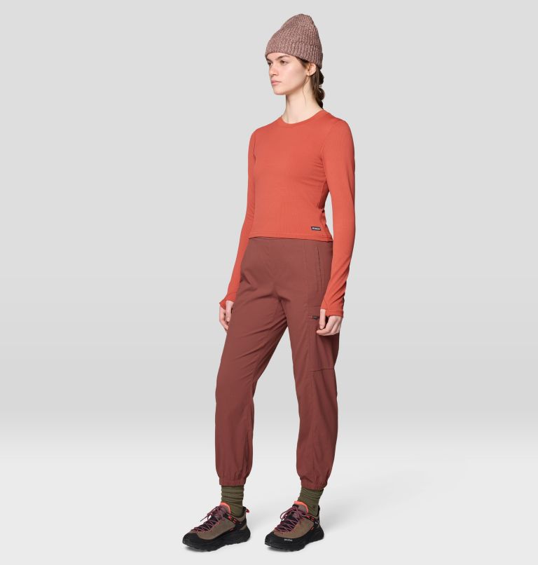 Women's Dynama High Rise Utility Jogger, Color: Bourbon Brown, image 2