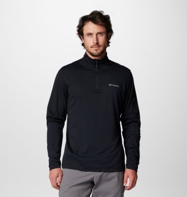 Sudadera de punto con media cremallera Columbia Tech para hombre, Color: Black, image 1
