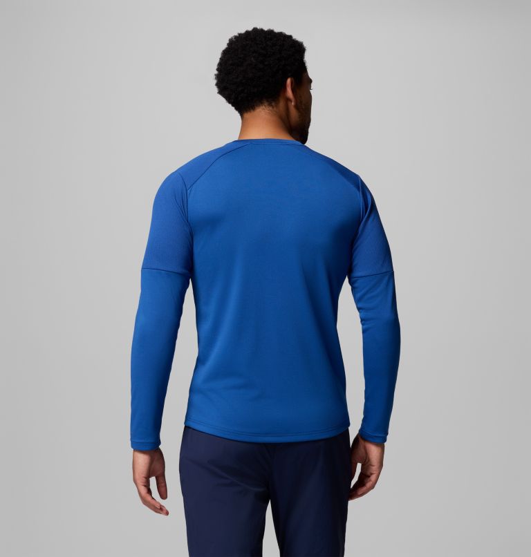 Sweat-shirt Technique Tricoté Manches Longues Columbia Tech Homme, Color: Mtn Blue, Coll Navy, image 3