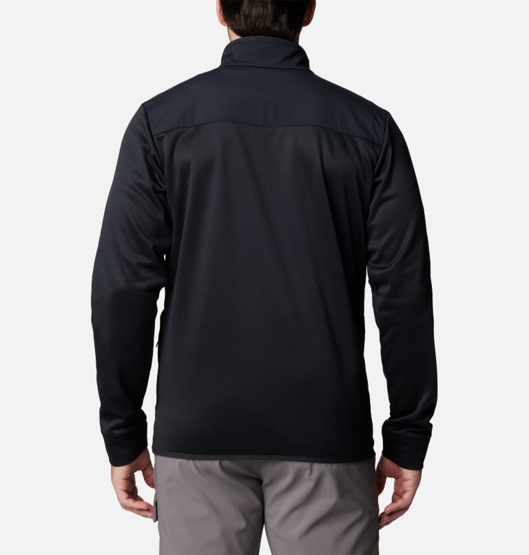Men's Columbia Tech Fleece Half Zip, Color: Black, image 2