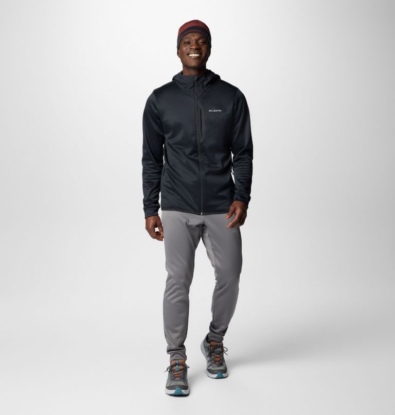 Men's Columbia Tech Fleece Full Zip Hoodie, Color: Black, image 3