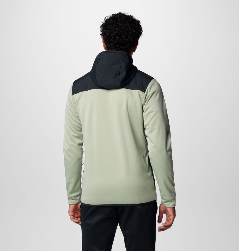 Men's Columbia Tech Fleece Full Zip Hoodie, Color: Safari, Black, image 2