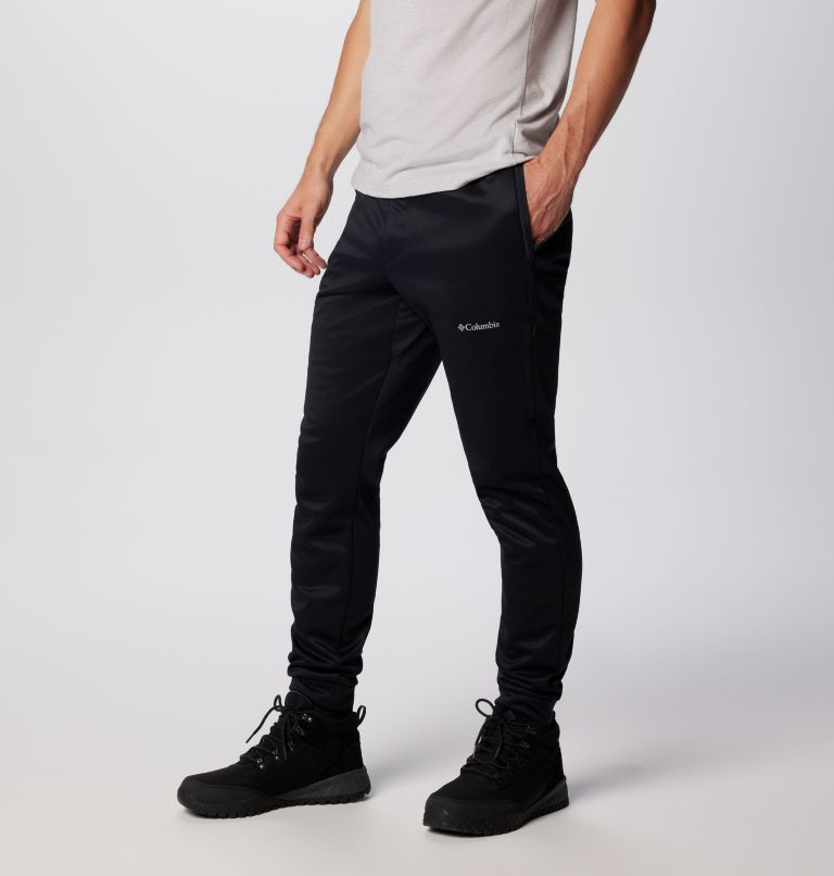 Men's Columbia Tech Fleece Pants, Color: Black, image 4