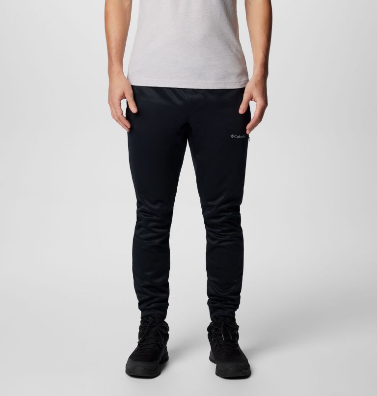 Men's Columbia Tech Fleece Pants, Color: Black, image 1