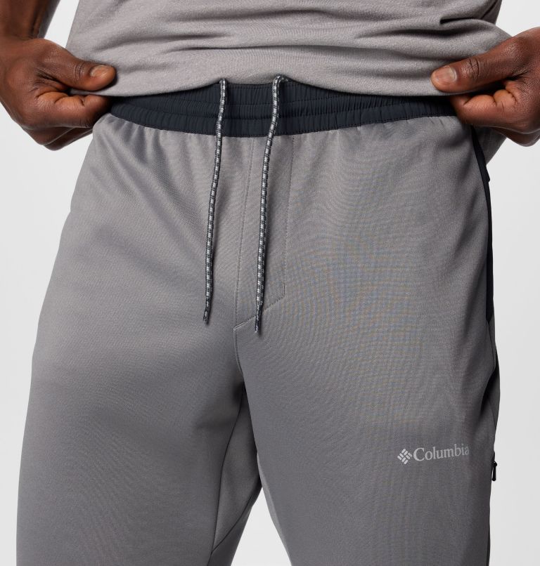 Pantalon en laine polaire Columbia Tech pour hommes, Color: City Grey, Black, image 5