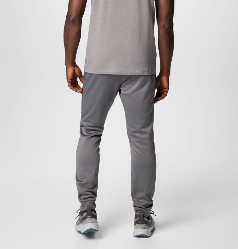 Pantalon en laine polaire Columbia Tech pour hommes, Color: City Grey, Black, image 2
