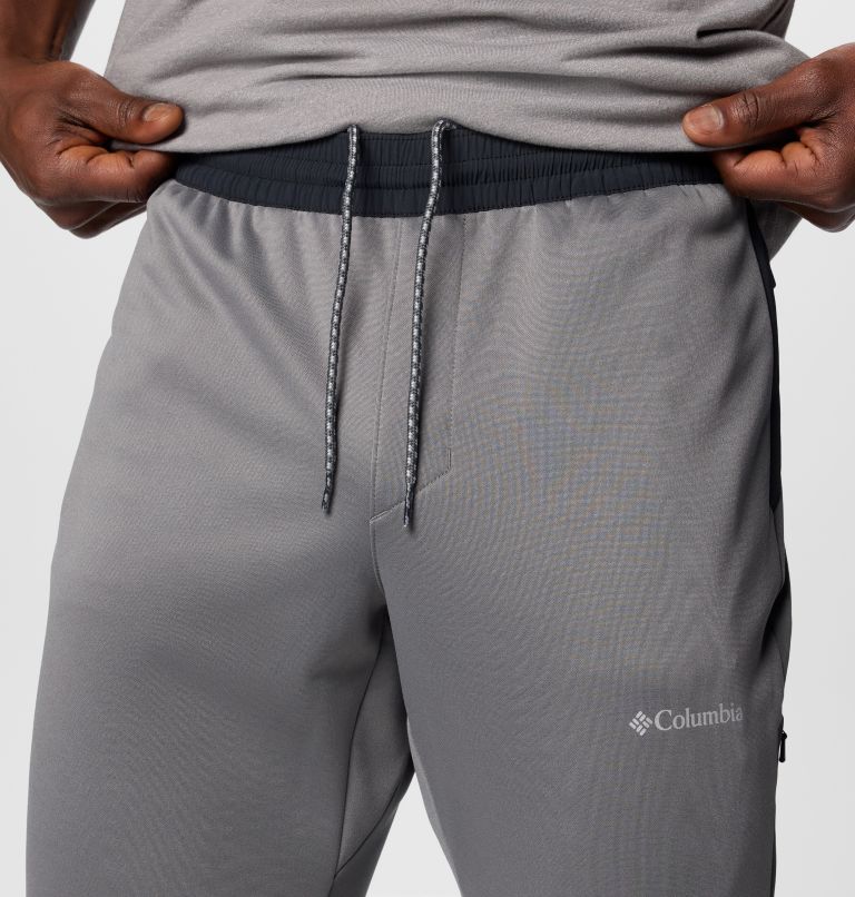 Pantalón de forro polar Columbia Tech para hombre, Color: City Grey, Black, image 5