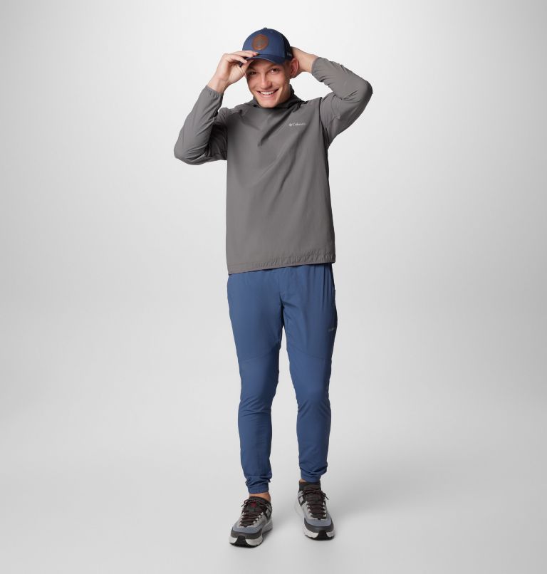 Men's Columbia Tech Wind Pullover, Color: City Grey, image 3