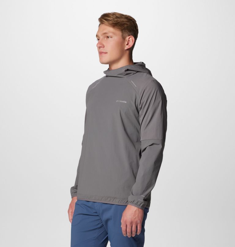 Men's Columbia Tech Wind Pullover, Color: City Grey, image 4