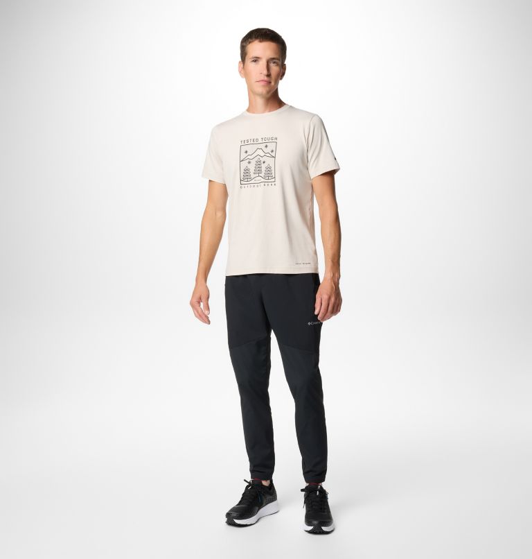 Men's Columbia Tech Wind Trousers, Color: Black, Reflective, image 3