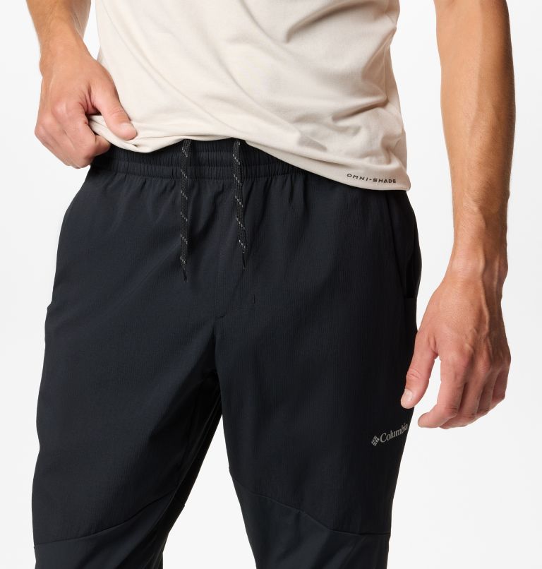 Men's Columbia Tech Wind Trousers, Color: Black, Reflective, image 5