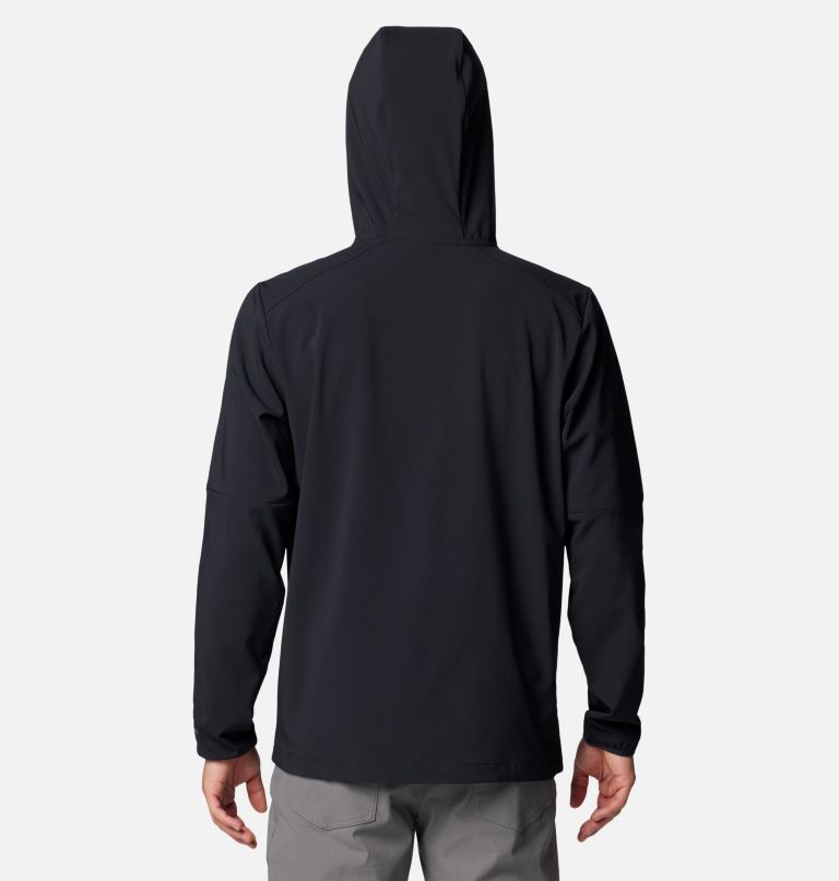 Men's Columbia Tech Softshell Hooded Jacket, Color: Black, image 2