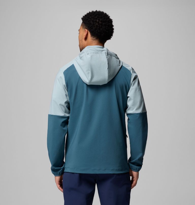 Columbia Tech Softshell Jacke mit Kapuze für Männer, Color: Everblue, Crushed Blue, image 3