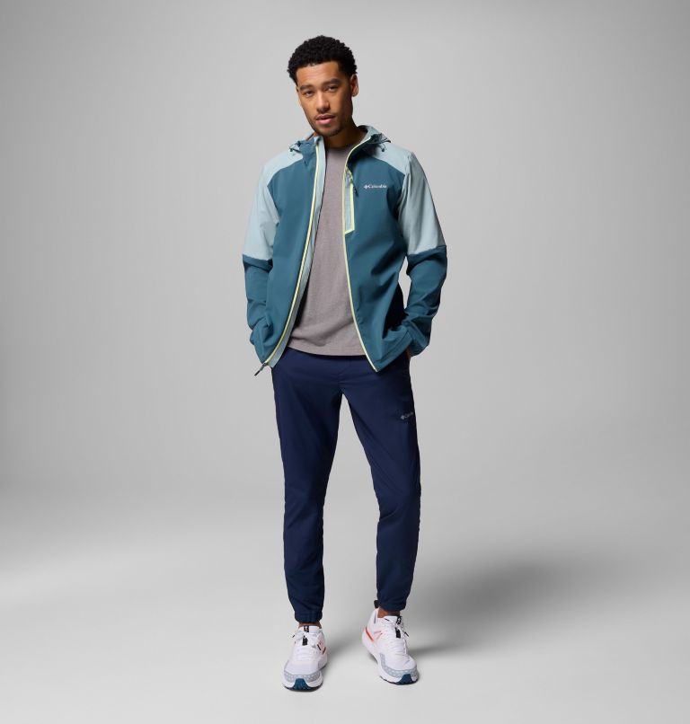 Columbia Tech Softshell Jacke mit Kapuze für Männer, Color: Everblue, Crushed Blue, image 2