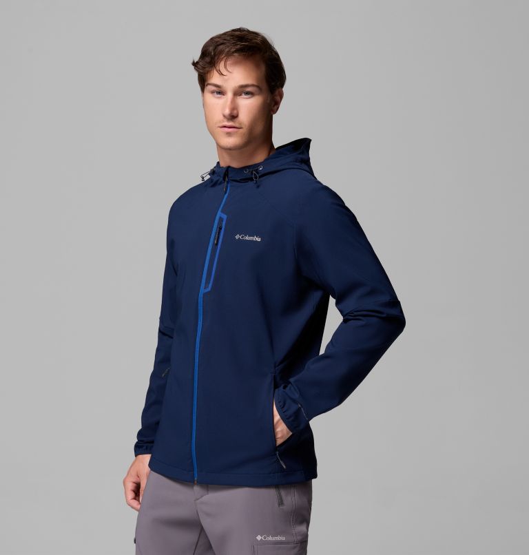 Columbia Tech Softshell Jacke mit Kapuze für Männer, Color: Collegiate Navy, image 4