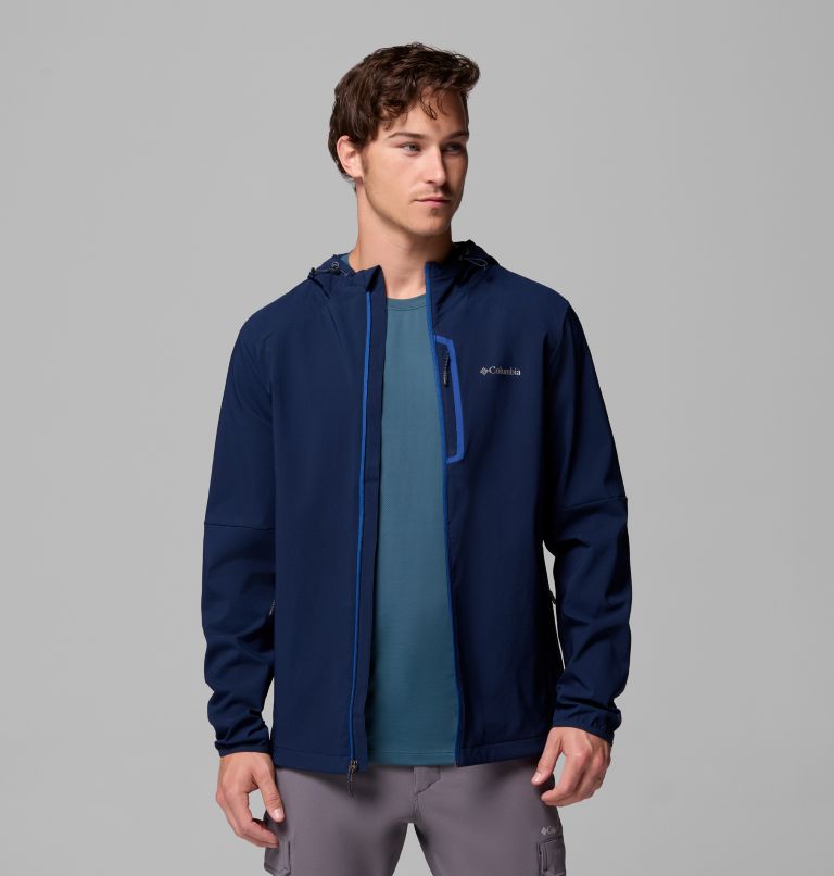 Columbia Tech Softshell Jacke mit Kapuze für Männer, Color: Collegiate Navy, image 5