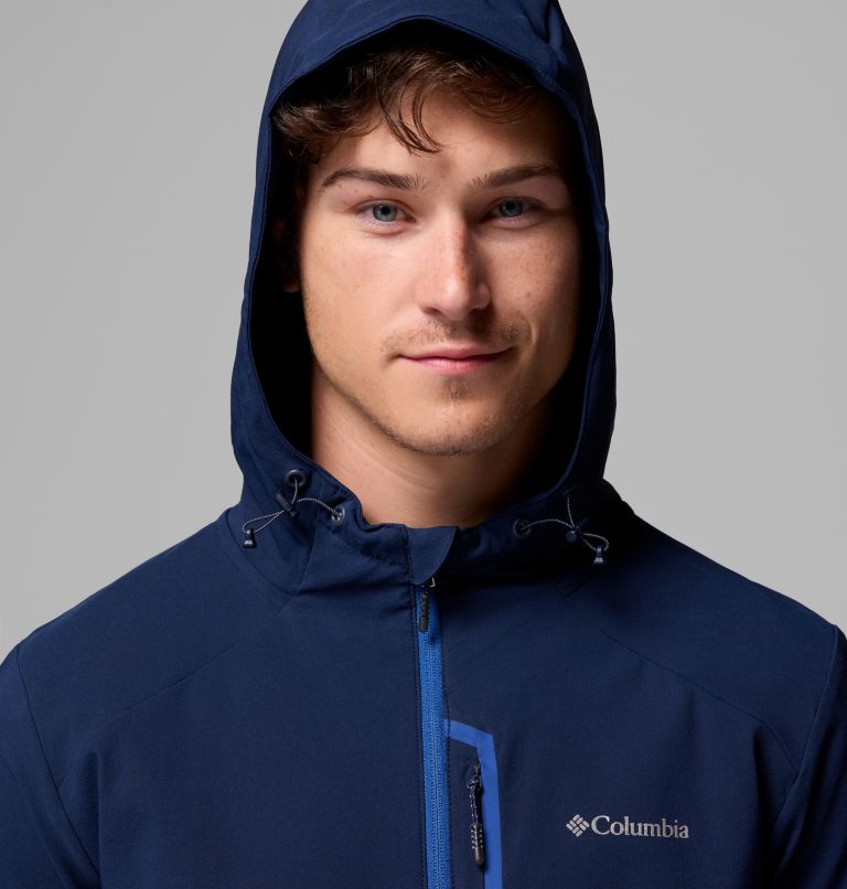 Columbia Tech Softshell Jacke mit Kapuze für Männer, Color: Collegiate Navy, image 6