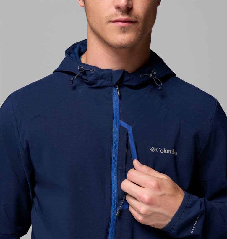 Columbia Tech Softshell Jacke mit Kapuze für Männer, Color: Collegiate Navy, image 7