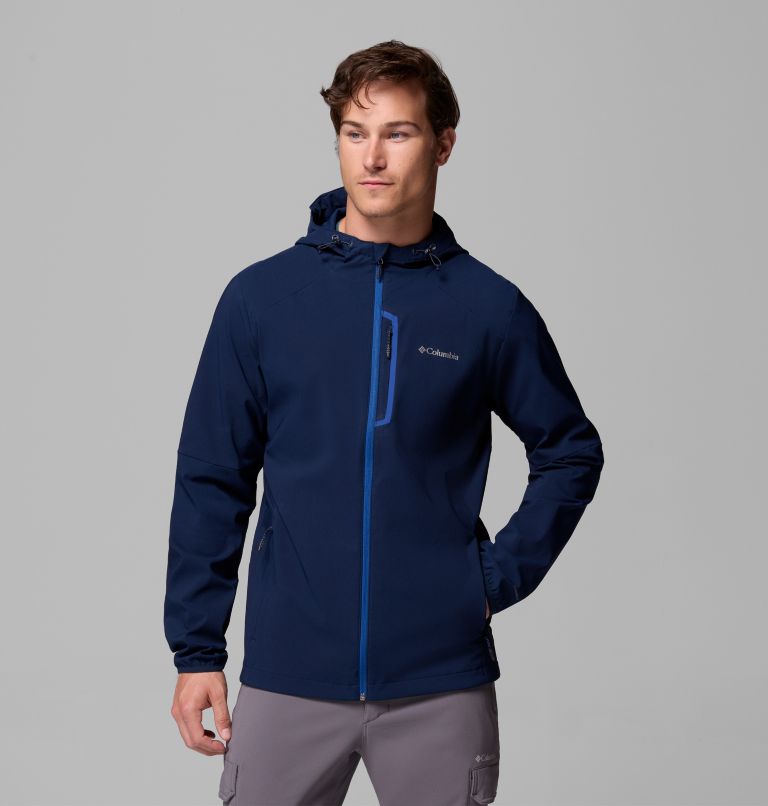 Columbia Tech Softshell Jacke mit Kapuze für Männer, Color: Collegiate Navy, image 1
