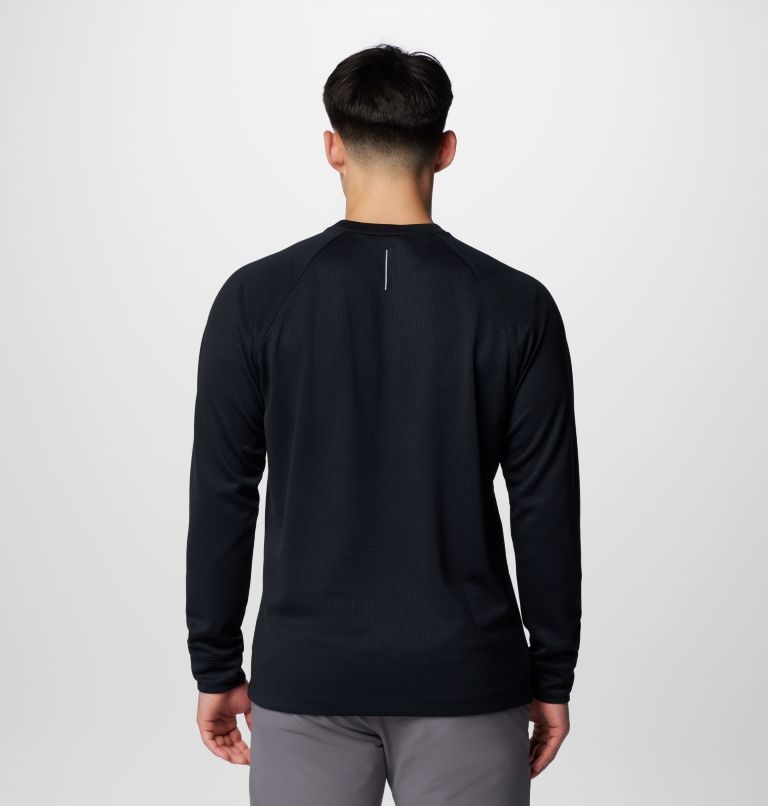 Men's Black Mesa Waffle Knit Crew II, Color: Black, image 2