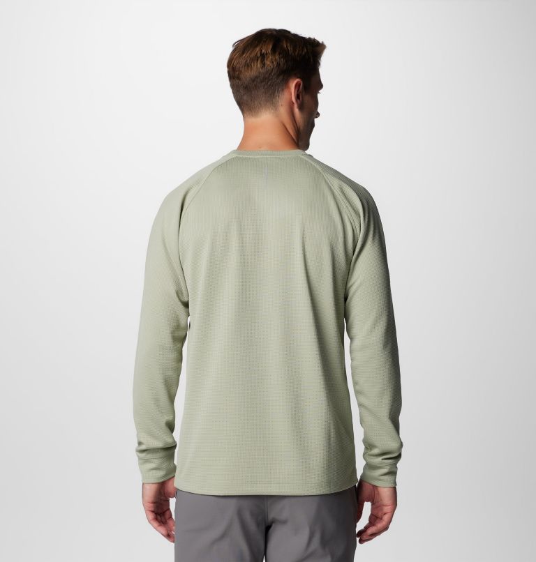 Men's Black Mesa Waffle Knit Crew II, Color: Safari, image 2